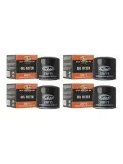 4 x Gulf Western Oil Filter GWF10 fits Subaru Forester 2.0 SF,SF5 S Turbo AWD (for: Subaru)