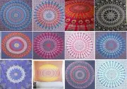 10 Pcs Indian Hippie Mandala Twin Tapestry Home Dear Bohemian Wall Hanging