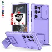 For Samsung Galaxy A15 A14 A25 A05S A54 A13 Rugged Stand Case+Screen Protector