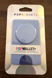 PopSockets Popwallet+ Cornflower Periwinkle Blue CC ID Socket Pop Wallet Plus