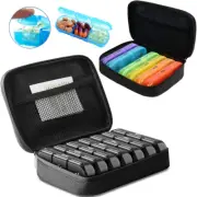 Medicine Organizer Weekly Tablet Daily Case 7 Day Dispenser Container Pill Box