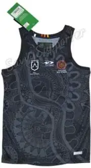 Indigenous All Stars 2024 NRL Kids Training Singlet Sizes 6-14 BNWT