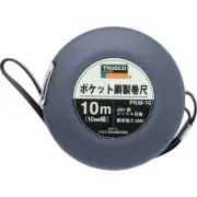 TRUSCO Pocket Steel Tape Measure Steel 10m PKM-10 x 4 [Case Sold]