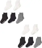 [Filloie フィロワ] Filloie 10 Pairs, Kids, Baby Socks, Ribbed Style, Crew Length, Anti-Slip, With Name Space, 32.6-25.6 ft (88-65 - 1162 m)