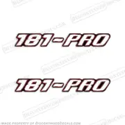 Fits Stratos "181-PRO" Boat Decals (set of 2)
