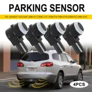 4X Reverse Backup Parking Bumper Assist Object 15239247 Sensor For Chevy GMC