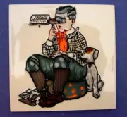 SPHINX 3D Stereoscope Norman Rockwell Decorative Tile