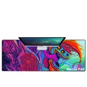 900x400mm Rubber Large Anime Locking Edge Gaming Mouse Pad for Keyboard