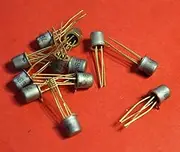 Military Silicon Transistor KP307B analoge 2N4220, 2N4223 Gold USSR 2 pcs