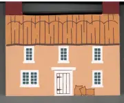 CATS MEOW HOUSE THAT JACK BUILT NURSERY RHYME (Signed 1994, Retired) NEW