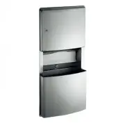 Presale Jd Macdonald Roval 10-204623 Combo Unit Towel Dispenser Waste Bin 11.2L