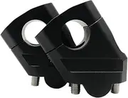 Motorcycle Handlebar Riser Clamp UN&IVE&RSAL 28mm 1 1/8" 22mm 7/8" 1 Pair Motorcycle UN&IVE&RSAL Handlebar Riser Bar Mount Handle Clamp for BM&W(28mm Black)