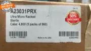 Thermo Cat# A23031PRX MBP 0.2-10ul Racked Tips Sterile 4800/CS 5 packs of 960