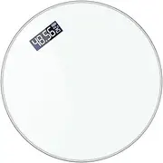 minkissy Weighing Scale Display High Eligible Bathroom Scales Smart Scale Tool Food Digital Weight Scale Machine Smartphone Weight Weighing Markers App White Explosion-Proof Tempered Glass