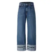[Alexander Wang] Alexander Wang-Jeans Straight-Leg Jeans-Donna 28