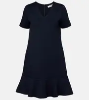 ['S Max Mara] 'S Max Mara Veloce jersey minidress UK 4 blue