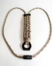 Breakaway Fire Starter Necklace With Extra Camo 550 Paracord Survival Cord