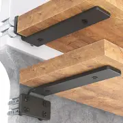 Goovilla Shelf Bracket, Heavy Duty Floating Shelf Brackets 6 Inch Long, 6 Pack