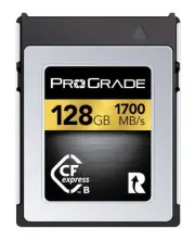 ProGrade Digital CFexpress 2.0 Type B GOLD 128GB Memory Card Genuine Imported Pr