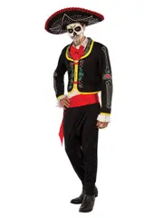 Day Of The Dead Senor Costume - Standard Size
