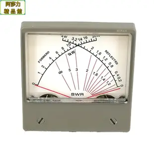 駐波表表頭 SWR表 雙針無線電功率表 量程20W SZ-70-1 對講機配件