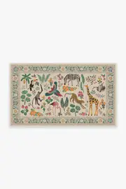 90' x 150' | Machine Washable Runner Rug | Kid & Pet Friendly | Indoor Rug | Jingle Jungle Rug by Iris Apfel | Ruggable