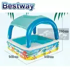 Bestway Inflatable Sun Shade Pool Kids Sealife With A Removable Shade AU Stock