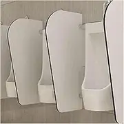 Urinal Divider Screen,Toilet Partition,Urinal Baffle Protection Partition,Wall-Mounted Urinal Partition,for Schools/Shopping Malls Urinal Divider Screen Panel(3 Board)