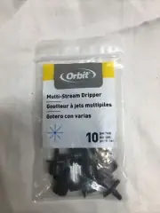 10 Emitters (1 pack) Orbit Drip System Adjustable Multi-Stream Sprinkler