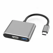 Type C USB 3.1 to USB-C 4K HDMI USB 3.0 PD Charging Adapter Cable Hub For Macbook Pro Air Switch PS3/4 Laptop