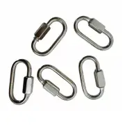 5 PC 1/4" Quick Link Chain Rigging Marine Stainless Steel Type 316 Grade