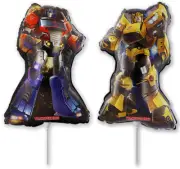 Two 11" Transformers Air-fill Foil Balloons - Optimus Prime - Bumblebee