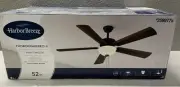 Harbor Breeze thoroughbred ll 52-in Matte Black Indoor Ceiling