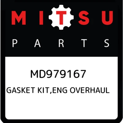 MD979167 Mitsubishi Gasket kit,eng overhaul MD979167, New Genuine OEM Part
