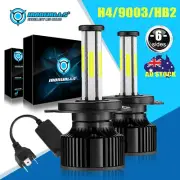 For Mitsubishi Triton MN 2009-2015 H4 9003 HB2 30000LM LED Headlight Globe Bulbs