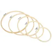 5pcs Hand Embroidery Cross Stitch Su Embroidery Tool Embroidery Frame Shelf Embr