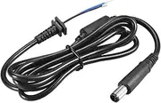 uxcell 1.2M/2FT 7.4mm x 5.0mm Male Plug DC Power Adapter Cable Cord