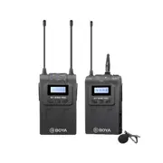 2pc Boya By-WM8 Pro-K1 Dual-Channel Wireless Receiver/Transmitter Black