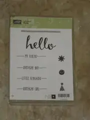 Stampin' Up! NEW Stamp Set Hello Birthday Boy Girl My Friend Little Sunshine