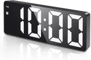 Digital Alarm Clock, [Upgraded Version] LED Clock Bedroom, Electronic Desktop Cl