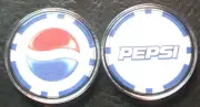 Pepsi Poker Chip Golf Ball Marker - Blue - Classic Pepsi Logo