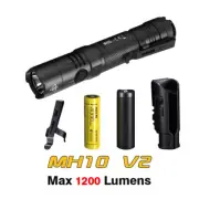 NITECORE MH10 V2 LED 1200 Lumens USB-C Rechargeable Flashlight Torch