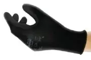 Ansell EDGE POLYURETHANE-COATED GLOVES 24-Pairs Black- Size 8, 9 Or 10