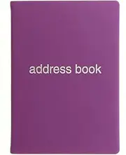 Letts Of London Dazzle A5 Address Book, Purple