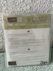 New Stampin Up Sizzix Big Shot Rose Garden Embossing Folder Thinlits 140619