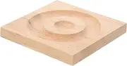 Beatifufu Wooden Bracelet Display Stand Jewelry Tray Trinket Holder Bangle Display Plate Beaded Bracelet Plate