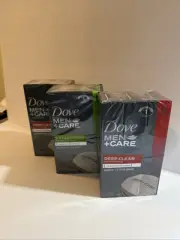 1 Pack 6Bar Soap Dove Men+Care Body Soap & FaceBar DeepClean NourishesYour Skin