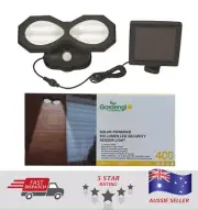 Solar Powered 400 lumen LED Outdoor Garden Security Motion Sensor Flood Light