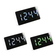 Car LED Mirrored Temperature Indicating Alarm Clock Simple Table Digital