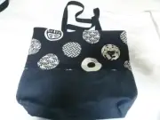 Maneki Neko, Daruma etc. Pattern Tote Bag reversible / made in Japan